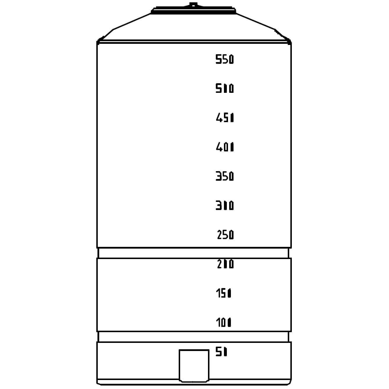 Section detail of the water tank stated in this AutoCAD drawing file.  Download this 2d AutoCAD drawing file. - Cadbull | Autocad drawing,  Autocad, Water tank