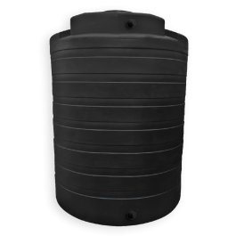 4050 Gallon Black Vertical Water Storage Tank