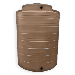 4050 Gallon Mocha Vertical Water Storage Tank