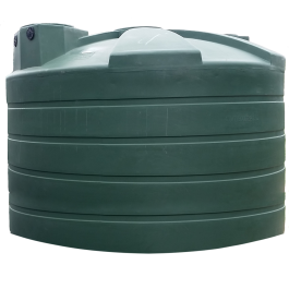 4995 Gallon Green Vertical Water Storage Tank