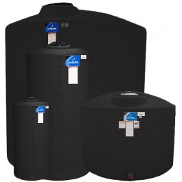 110 Gallon Black Vertical Storage Tank