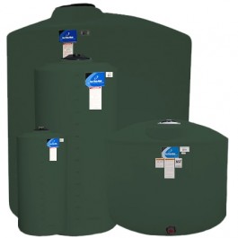 7800 Gallon Green Vertical Storage Tank