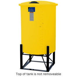 55 Gallon Yellow Inductor Cone Bottom Tank
