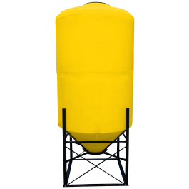 1500 Gallon Yellow Cone Bottom Tank