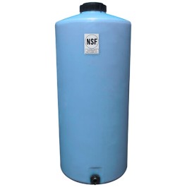 40 Gallon Light Blue Vertical Storage Tank