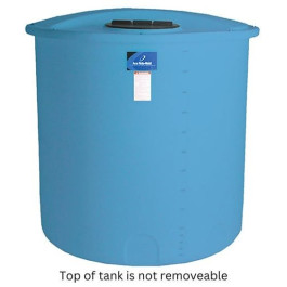 145 Gallon Light Blue Vertical Storage Tank