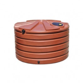 1110 Gallon Brick Red Rainwater Collection Storage Tank
