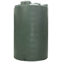 5000 Gallon Dark Green Vertical Water Storage Tank