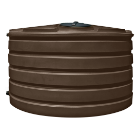 1110 Gallon Dark Brown Vertical Water Storage Tank