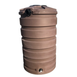 205 Gallon Dark Brown Rainwater Collection Storage Tank