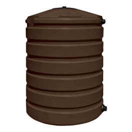420 Gallon Dark Brown Rainwater Collection Storage Tank