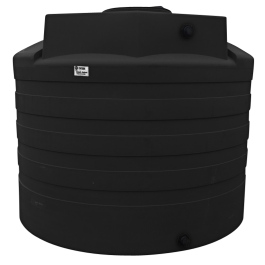2650 Gallon Black Rainwater Collection Storage Tank