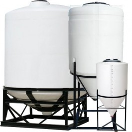 1500 Gallon Heavy Duty Chem-Tainer Cone Bottom Tank