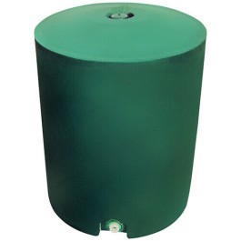 50 Gallon Green Vertical Water Storage Tank