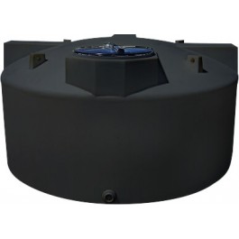 1100 Gallon Black Vertical Water Storage Tank