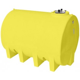 3000 Gallon Yellow Horizontal Leg Tank