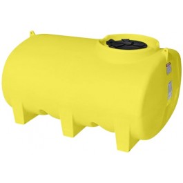 550 Gallon Yellow Horizontal Leg Tank