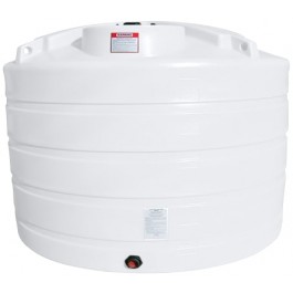 1350 Gallon White Vertical Storage Tank
