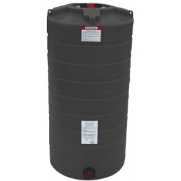 150 Gallon Black Vertical Storage Tank