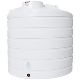 2000 Gallon White Vertical Storage Tank