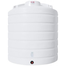 3100 Gallon White Vertical Storage Tank