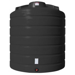 4000 Gallon Black Vertical Storage Tank