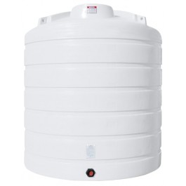4000 Gallon White Vertical Storage Tank