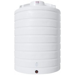 5000 Gallon White Vertical Storage Tank