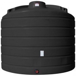 7011 Gallon Black Vertical Storage Tank