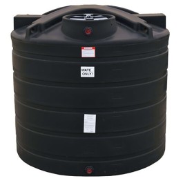 1550 Gallon Black Vertical Water Storage Tank