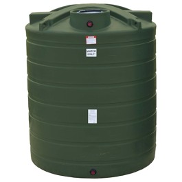 2100 Gallon Mist Green Vertical Water Storage Tank