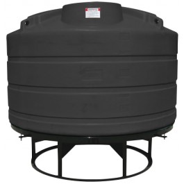 1350 Gallon Black Cone Bottom Tank