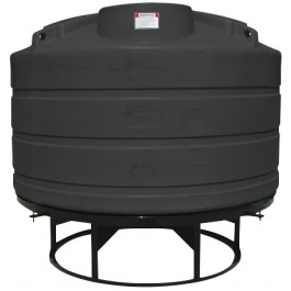 1600 Gallon Black Cone Bottom Tank