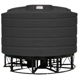 2020 Gallon Black Cone Bottom Tank with Stand