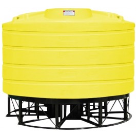 2020 Gallon Yellow Cone Bottom Tank with Stand