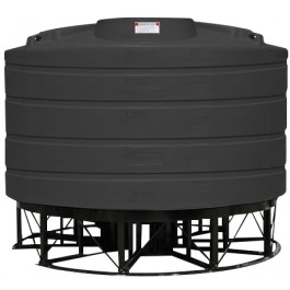 2520 Gallon Black Cone Bottom Tank