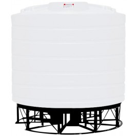 3200 Gallon White Cone Bottom Tank
