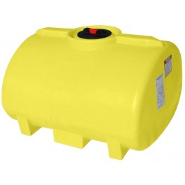 150 Gallon Yellow Horizontal Sump Bottom Leg Tank