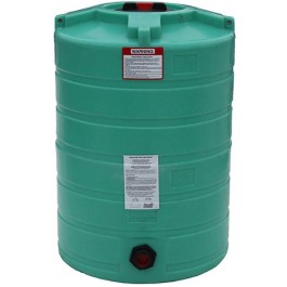 100 Gallon Green Vertical Storage Tank