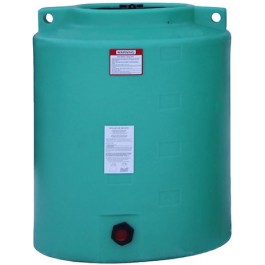 210 Gallon Green Vertical Storage Tank