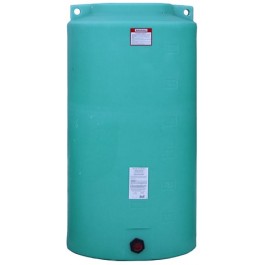 340 Gallon Green Vertical Storage Tank