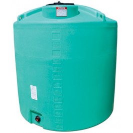 1400 Gallon Green Vertical Storage Tank