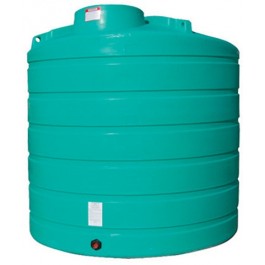 2000 Gallon Green Vertical Storage Tank