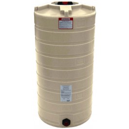 150 Gallon Beige Vertical Water Storage Tank