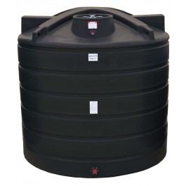5050 Gallon Black Vertical Water Storage Tank