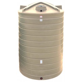 5200 Gallon Beige Vertical Water Storage Tank