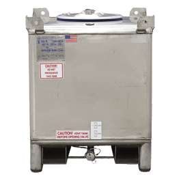 120 Gallon 304 Stainless Steel LiquiTote IBC Tote Tank