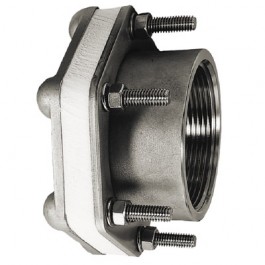 3" 316 SS Female NPT Bolted Fitting w/ EPDM Gasket