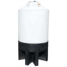 500 Gallon Cone Bottom Tank with Poly Stand