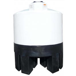 1050 Gallon Cone Bottom Tank with Poly Stand